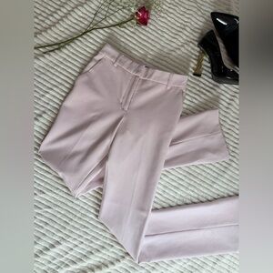 Elegant Pink Women's Pants - Express Editor Skyscraper Mid-rise